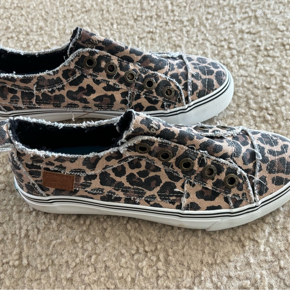 Blowfish Malibu Leopard Print Sneakers